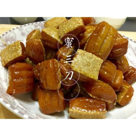 蜜三刀（由大麦等粮食经发酵糖化而成的糕点）_百度百科