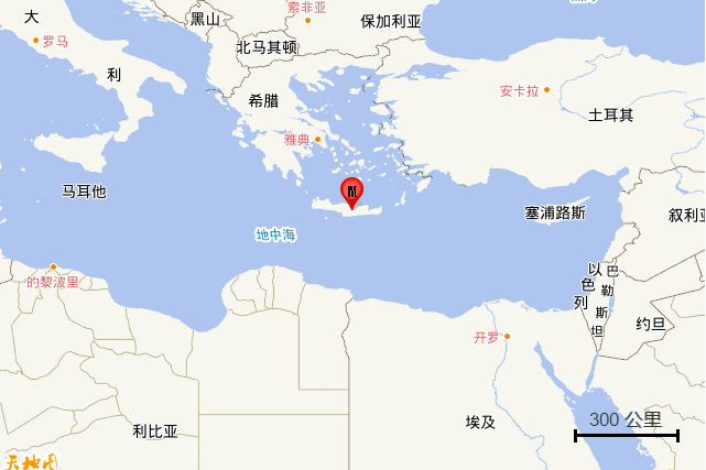 9·27希腊克里特岛地震