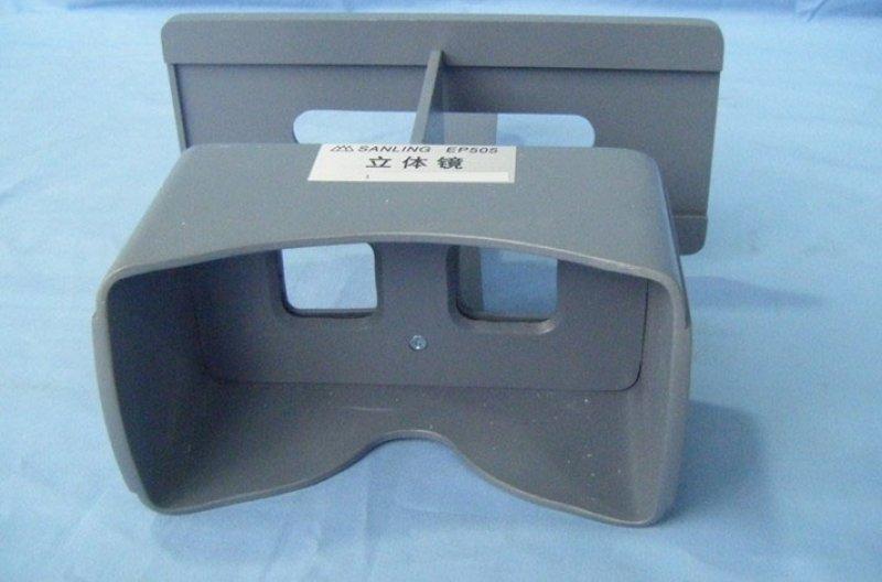  p>立体镜是对立体像对进行立体观察的简单工具.主要由两个透镜构成.