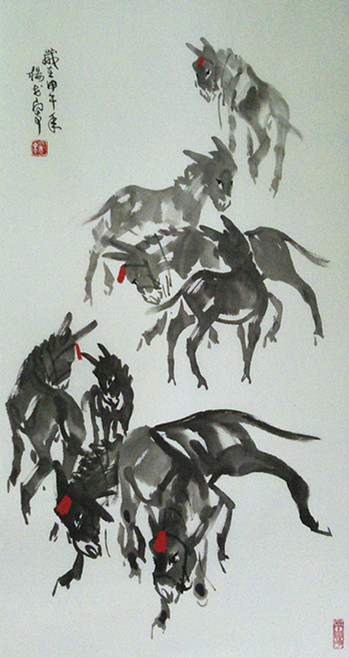  p data-id="gnx8ohnbxs">杨戈,原名杨殿波,中国当代实力派画家.