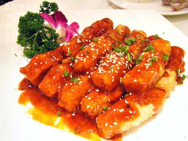 红烧脆皮豆腐