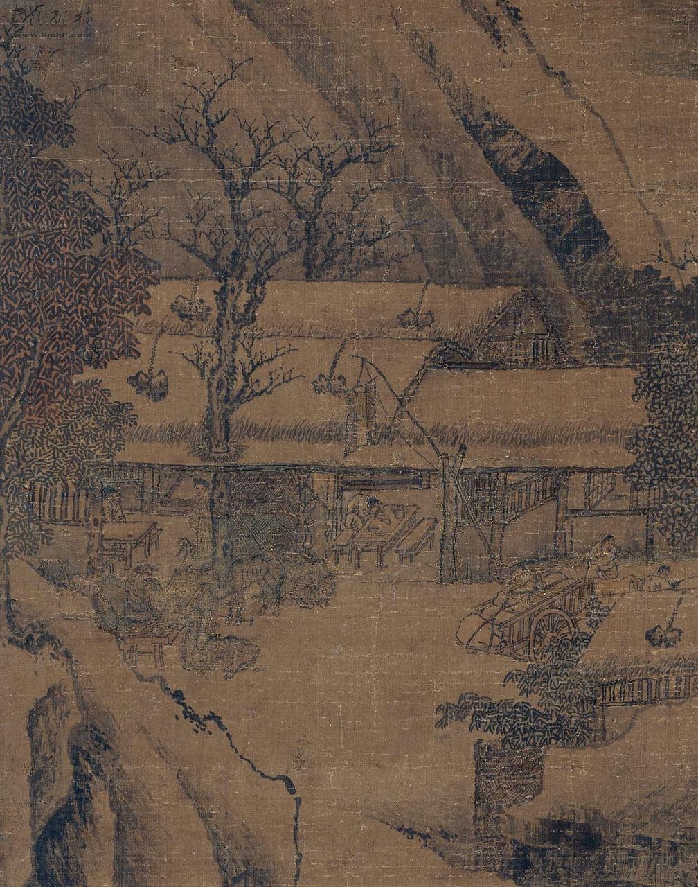 南宋朱锐盘车图