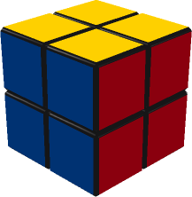  b>迷你魔方 /b>, b>小魔方 /b>, b>冰块魔方 /b>,为2×2×2的 a