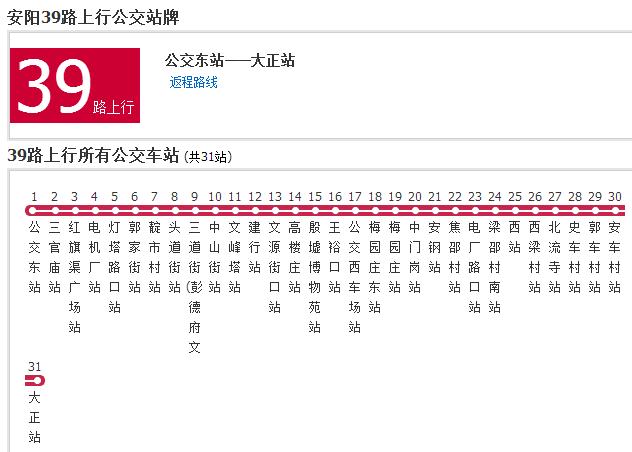 安阳公交39路