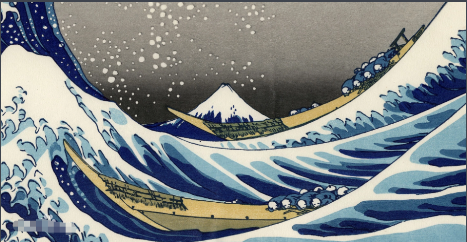 神奈川冲浪里：浮世绘浪花中的尖峰之作_百科TA说