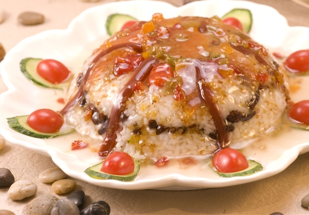 蜜汁八宝饭