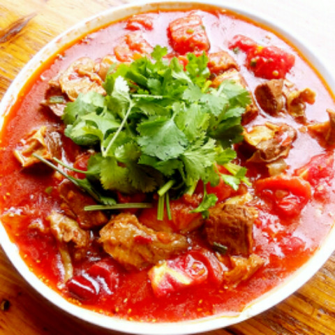红烧牛肉西红柿