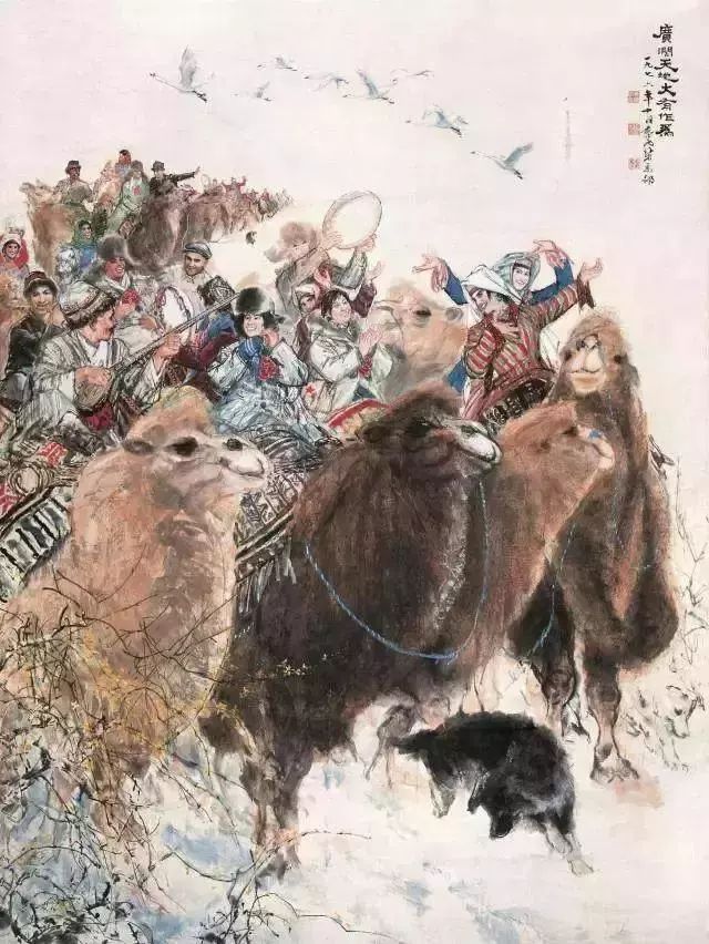 黄胄（中国近现代中国画、人物画家、收藏家、社会活动家）_百度百科