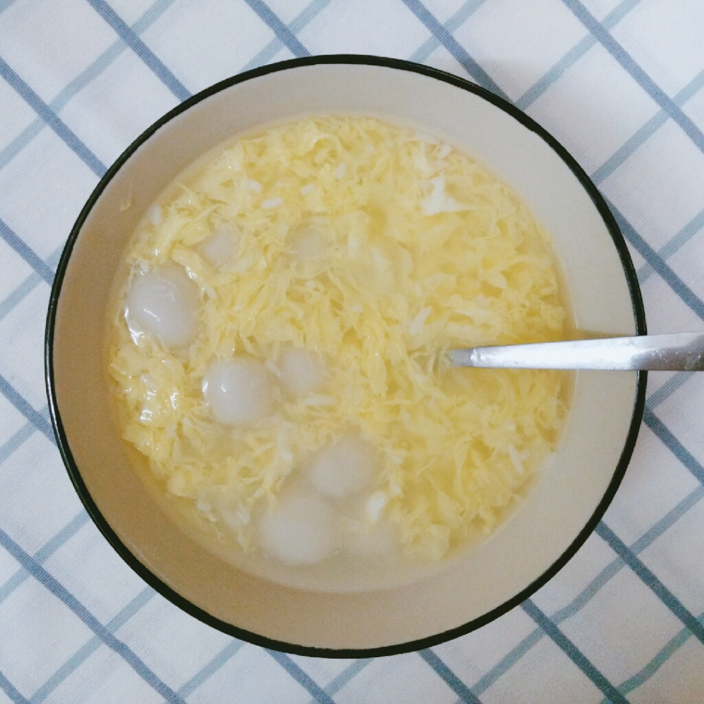 蛋花汤圆