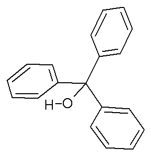 三苯基甲醇(英文名:triphenylmethanol),分子式为c19h<