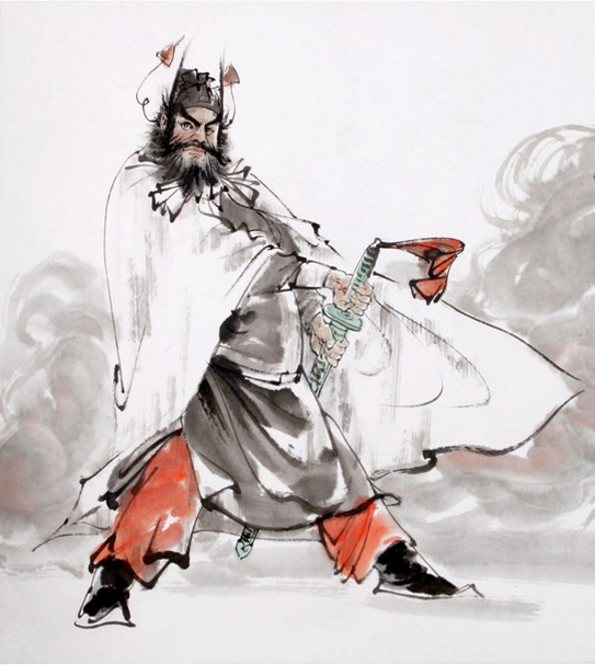 中国民间常挂钟馗神像辟邪除灾,从古至今都流传着"钟馗捉鬼"的典故