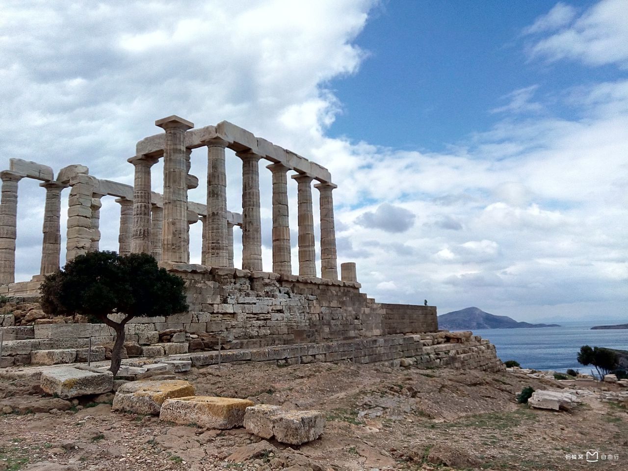  p>波塞冬神庙(temple of poseidon)是祭祀古希腊神话海神 a target="