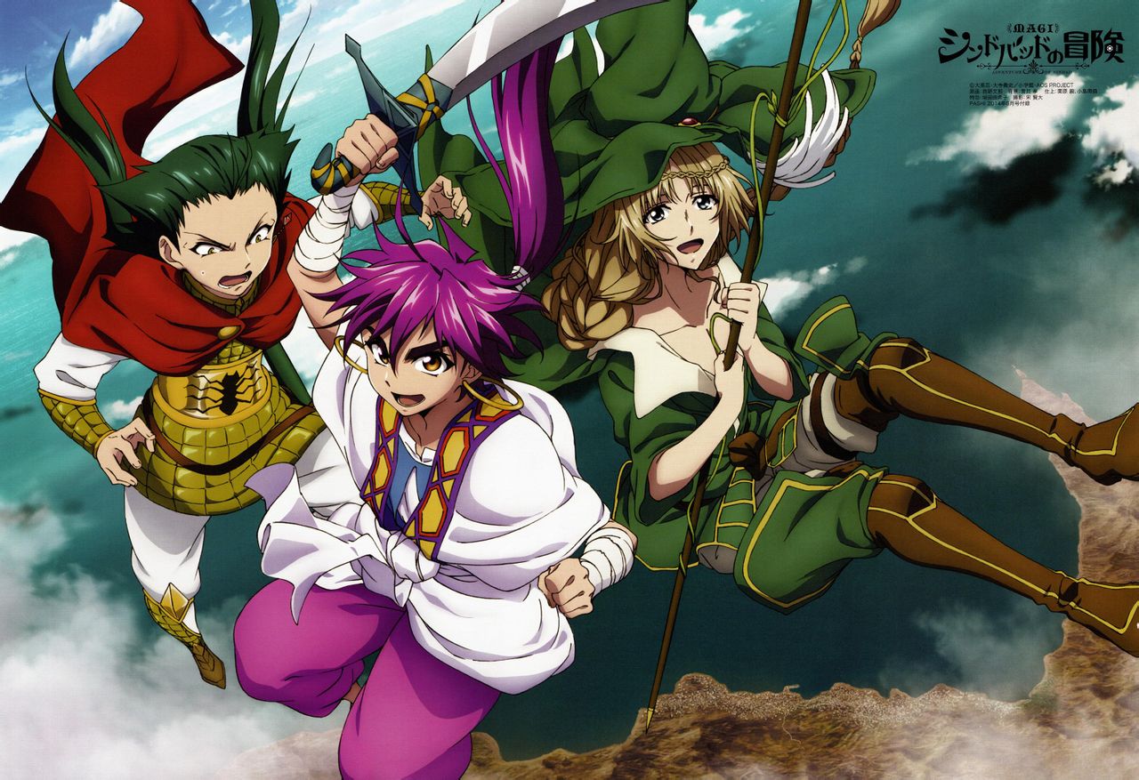  p>电视动画《魔笛magi》改编自日本漫画家 a>大高忍 /a>原作的同名