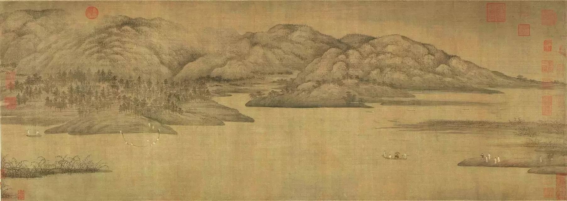 五代南唐董源潇湘图卷