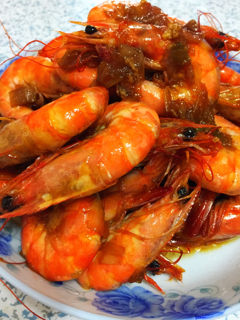 油爆青虾