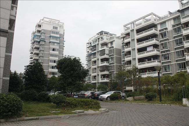 中心大道的住宅,开发商为浙江金侨华府房地产开发有限公司丽水分公司