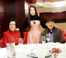 《红楼梦》续书扛鼎作家温皓然与洛夫、陈琼芳（2016年11月北京）