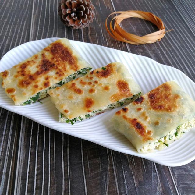 香煎韭菜饼