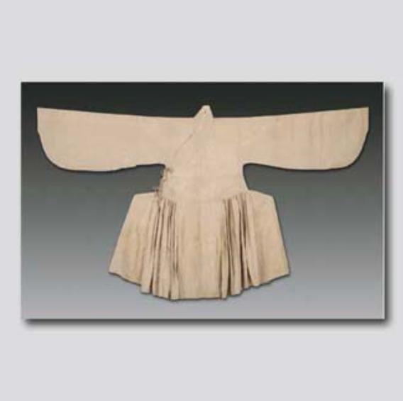 柿蒂窠过肩蟒妆花罗袍