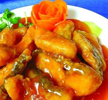 href="/item/无骨白鱼柳">无骨白鱼柳 /a>为主料的菜品,酸甜口味