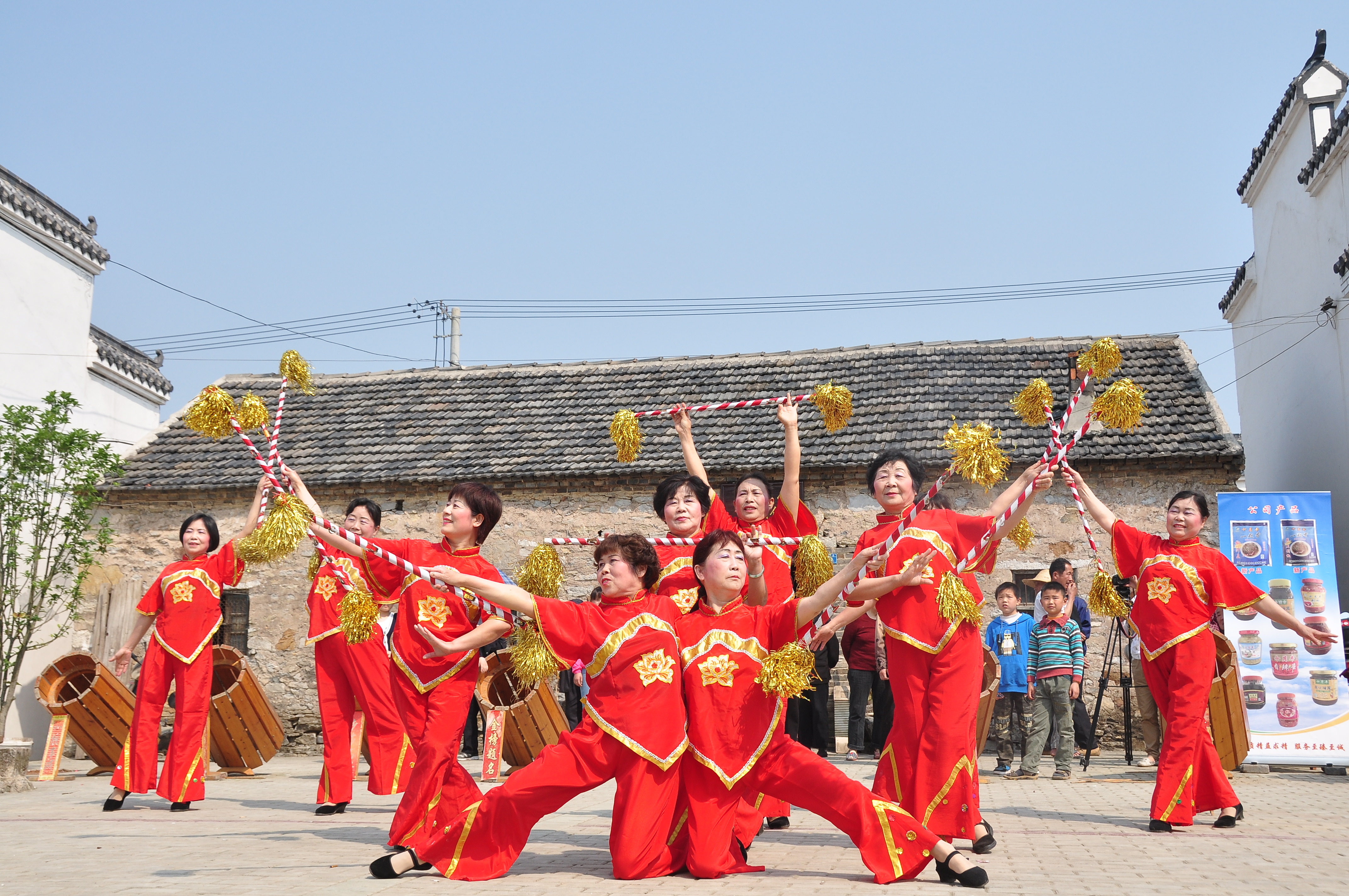 莲湘舞(和县打莲湘)