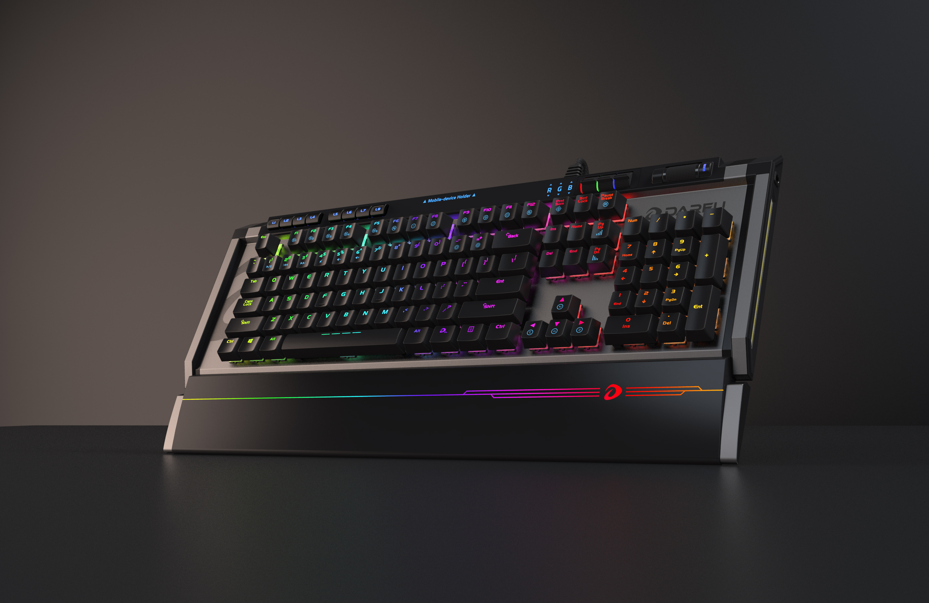 达尔优ek855机械键盘