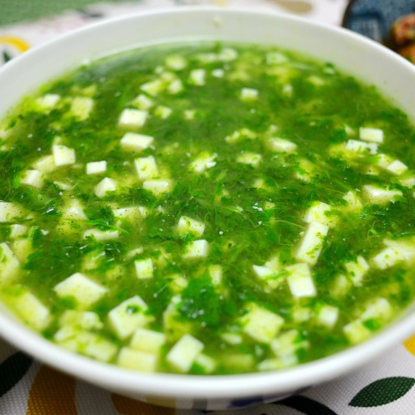 豆腐青菜羹