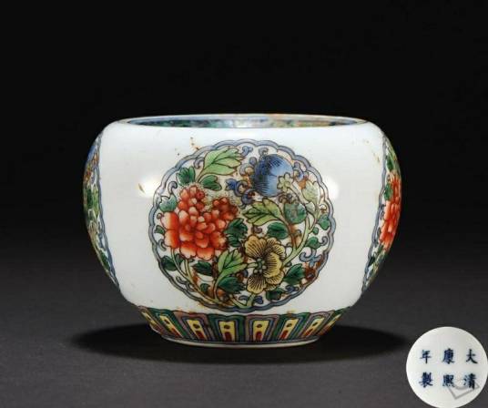 唐物 辰砂蘋果尊 大清康煕年製 款 文房四宝 水洗 中国美術 古玩 SH56 苹果尊_百度百科