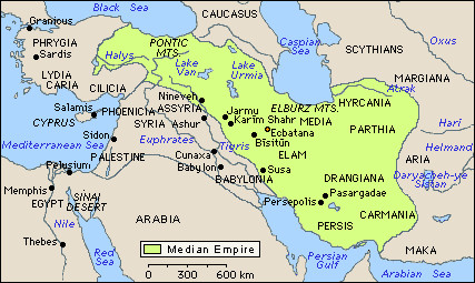  p>米底王国(又称玛代王国,米底亚王国)是一个古