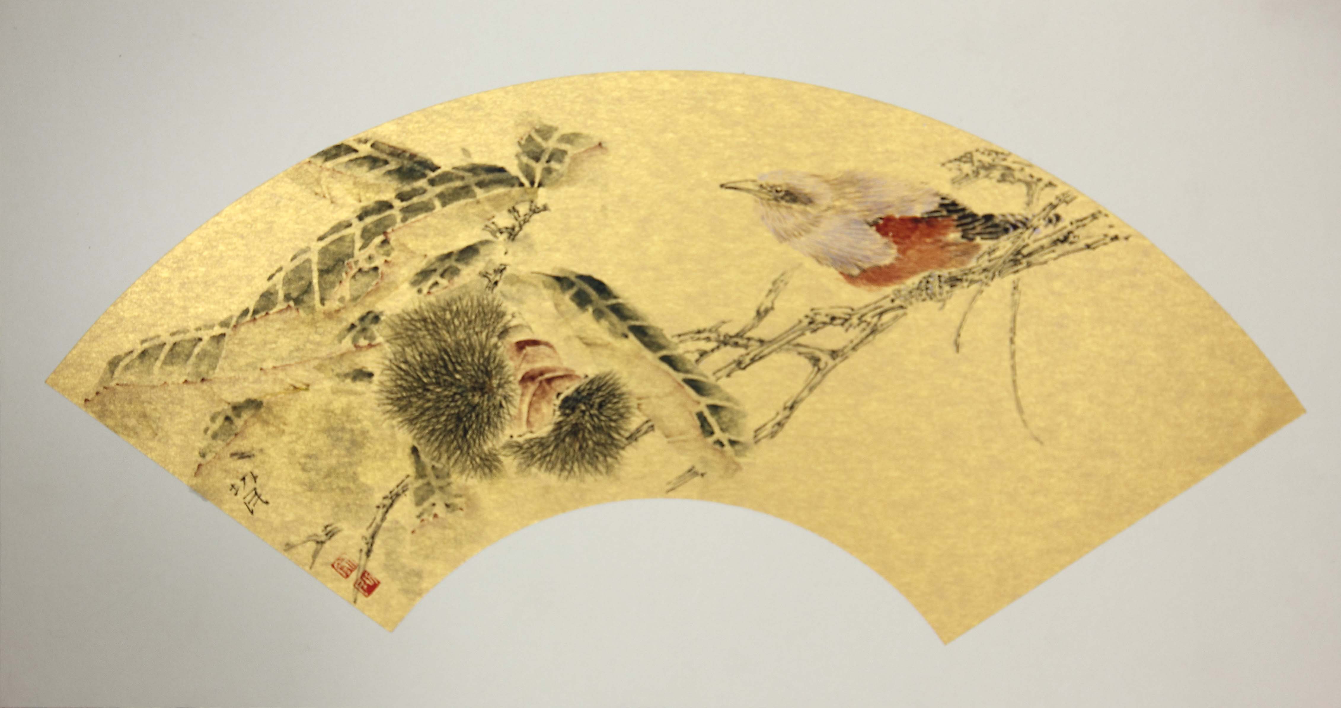 俞切民的"以形写神",追求一种妙在"似与不似之间"的感觉,他的花鸟, a