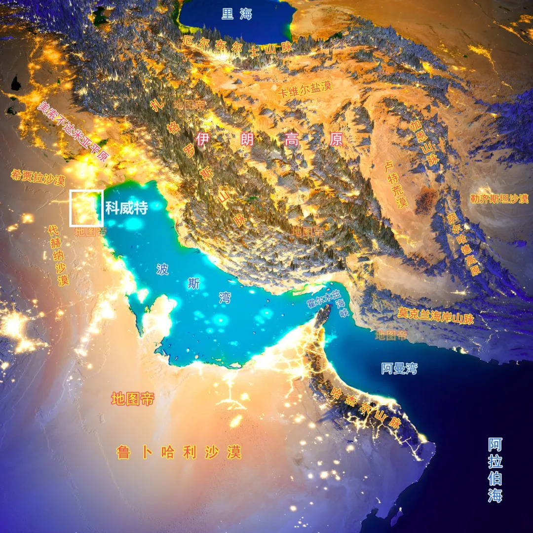 伊拉克为何要兼并科威特？看地图一目了然_百科TA说