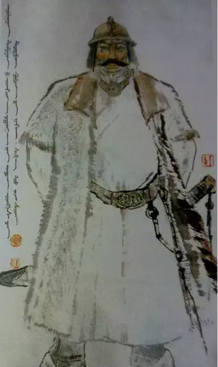 尊号" b>成吉思汗 /b>"(传统蒙古文:         