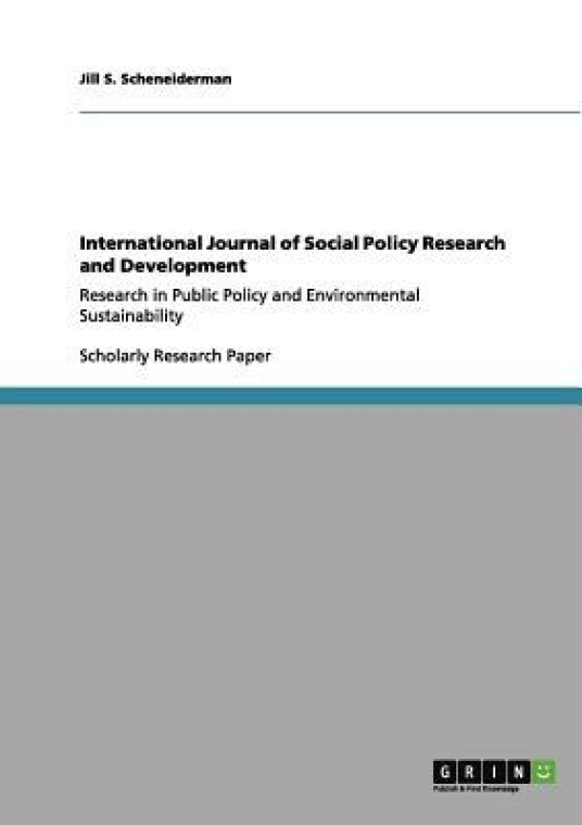 International Journal of Social Policy Research and Development_百度百科