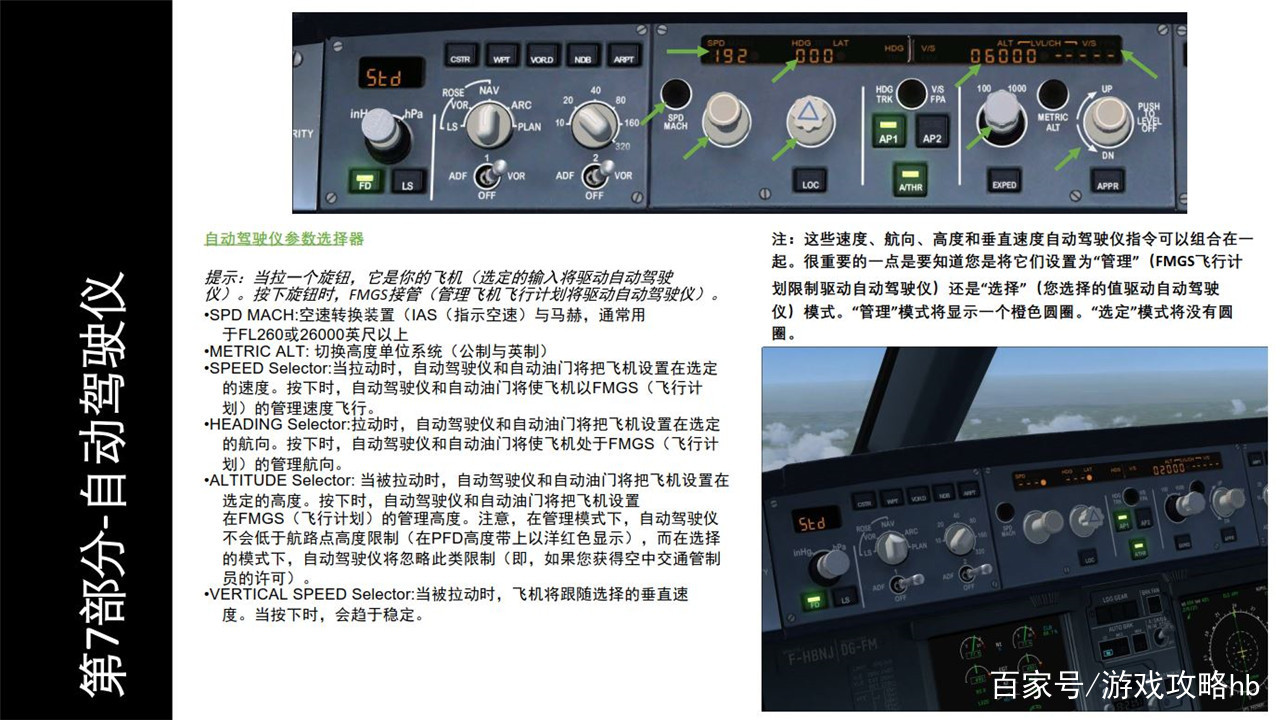FSX FSLabs A320空客320 中文指南7自动驾驶仪详解_百科TA说