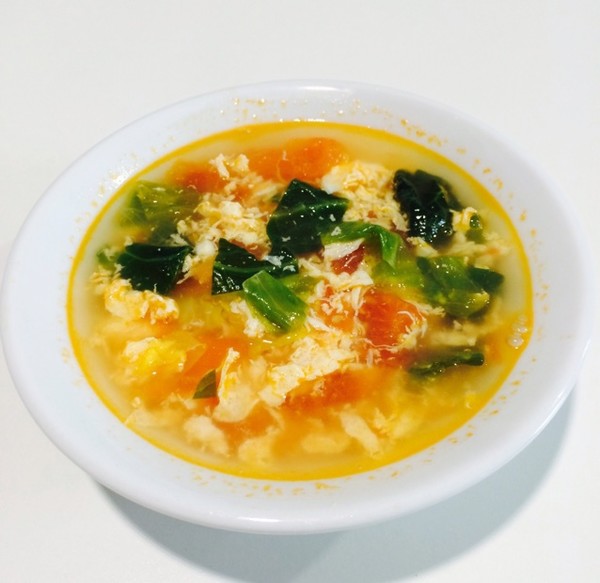 西红柿青菜汤