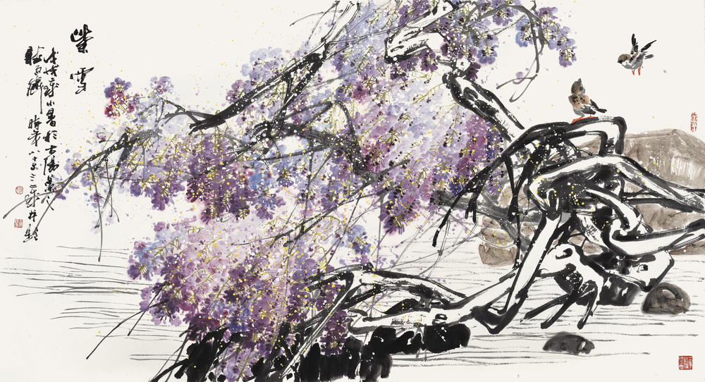 p data-id="gnb268d3rx">梁文尧,1936年生,上海市人,海派大写意花鸟