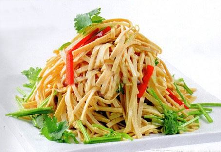 豆腐皮凉拌