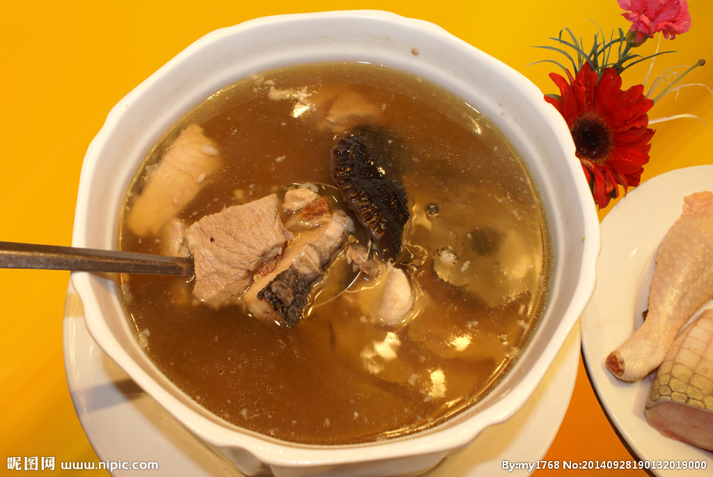 灵芝云苓炖水龟