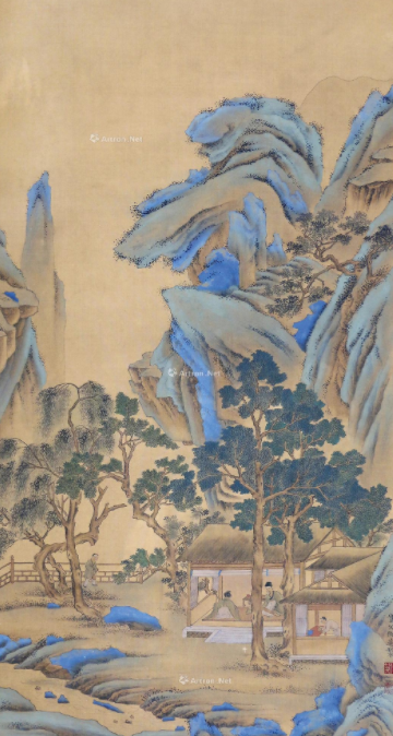  p>《松山高士图》是仇英创作的绘画作品. /p>