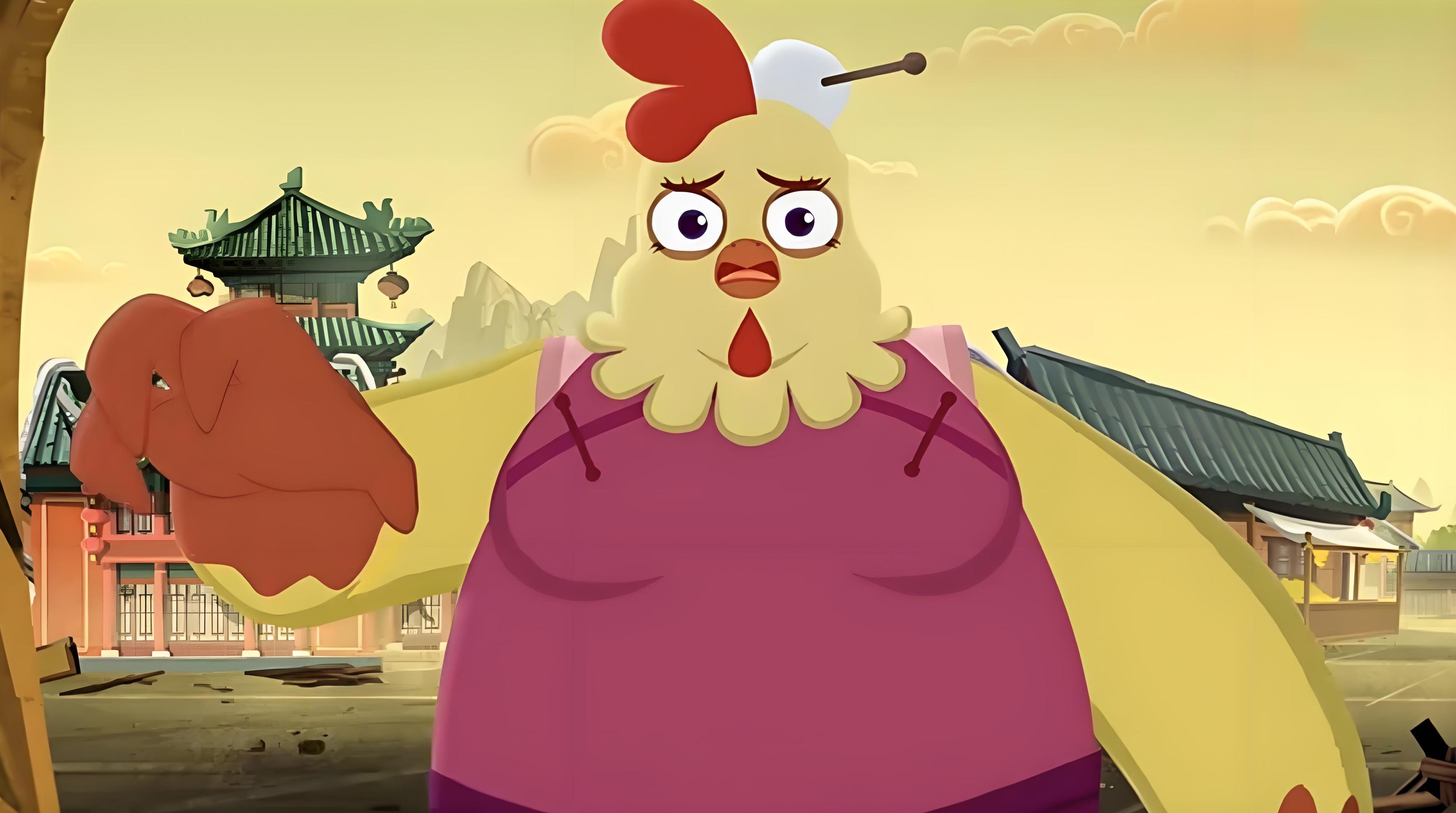 木兰是《小鸡不好惹之咸蛋寺》的角色鸡无敌长老的徒弟,鸡小龙的母亲