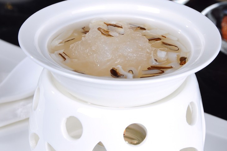 奶油草菇野米汤