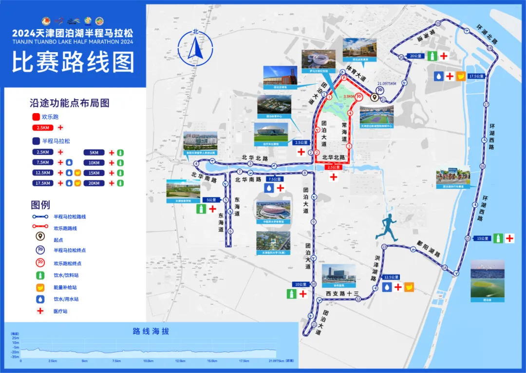 2024天津团泊湖半程马拉松