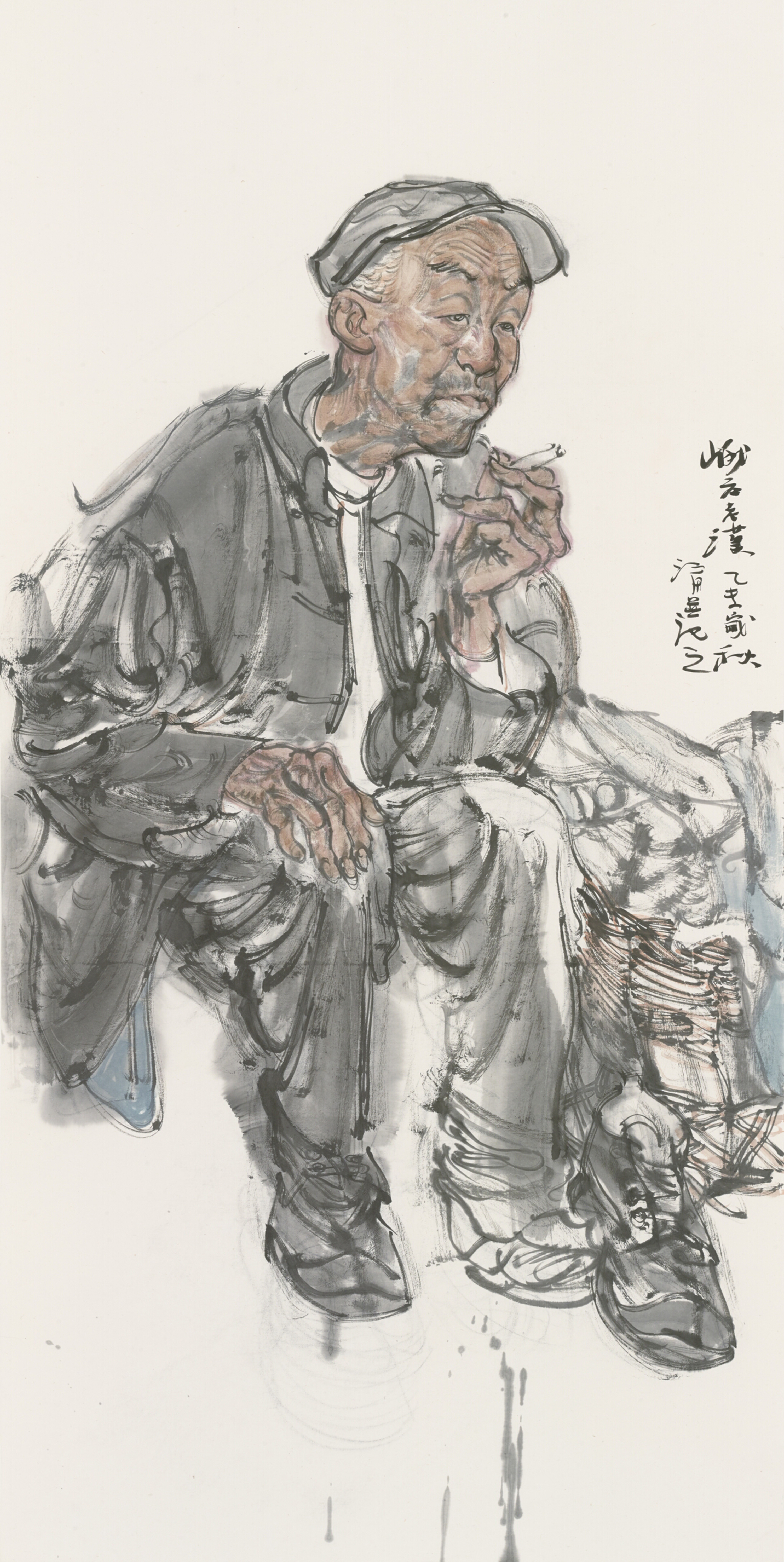  p data-id="gnbu0auyzg">张江舟,当代水墨艺术家,中国水墨人物画