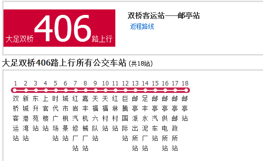  p>大足公交406路是大足市的一条公交线路,隶属于重庆交运集团长运