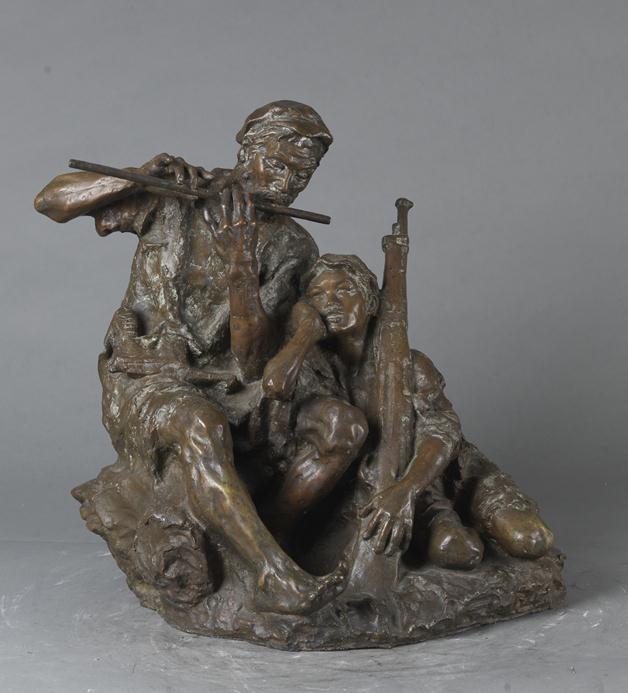  p data-id="go07jo95y8">《艰苦岁月》是潘鹤创作的雕塑,现收藏于 a