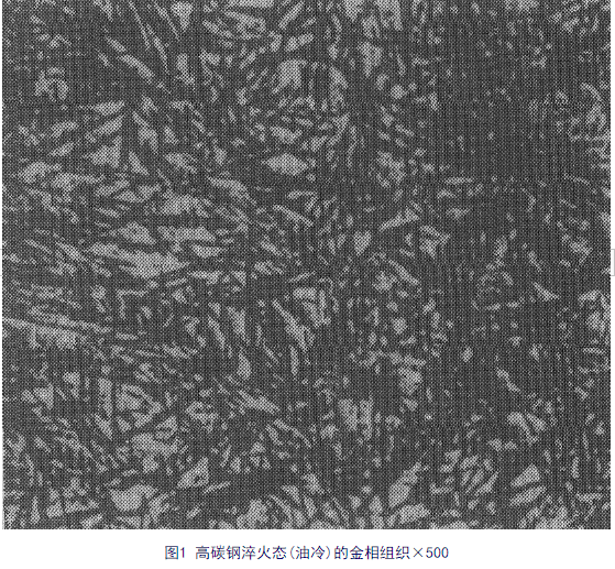  p>当奥氏体的冷却速度大于vk并过冷到ms以下时,就开始发生马氏体转变