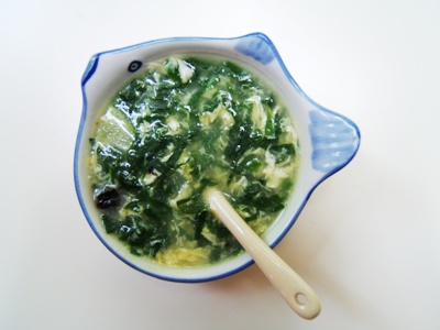 丝丝紫角叶蛋羹