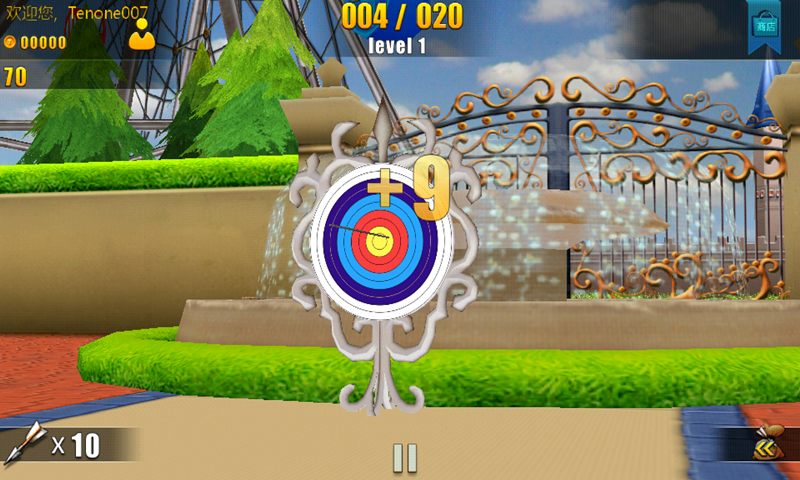 凭借《3d射箭》长期霸占安卓市场同类游戏下载量排名第一宝座的势头.