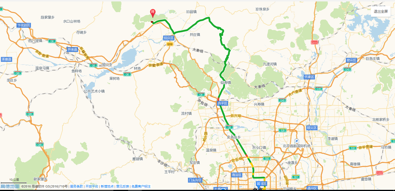 玉渡山自然风景区