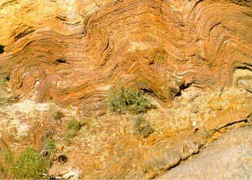  p>变质岩中的某些新生矿物的存在,对指示原岩成分和变质作用性质